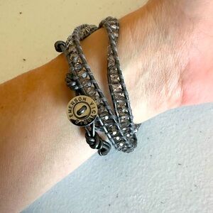 Women’s Victoria Emerson‎ Gray Beaded Wrap Bracelet